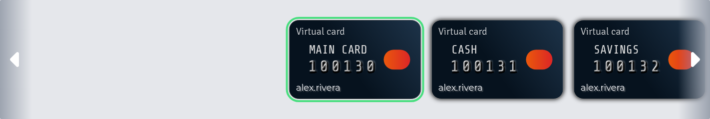 Virtual cards